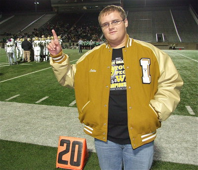 Image: Gladiator Colin Newman is proud of his teammates.