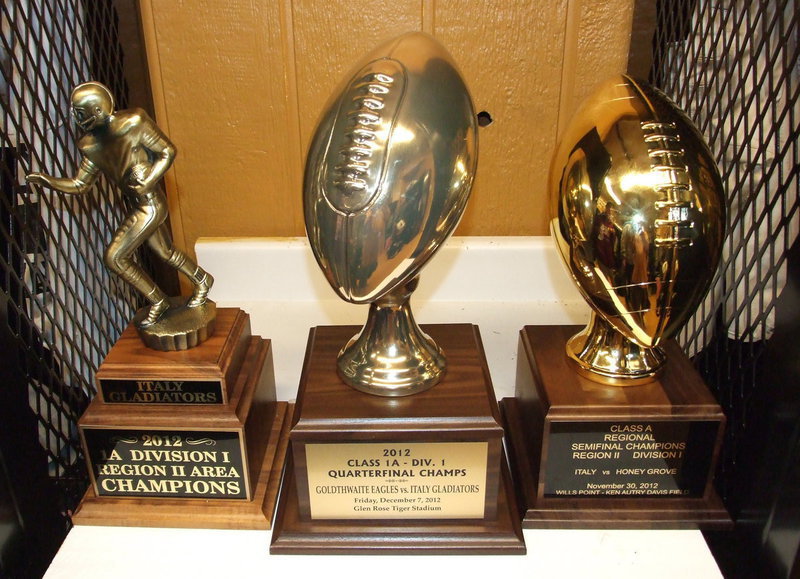 Image: The Gladiators add to their trophy collection.