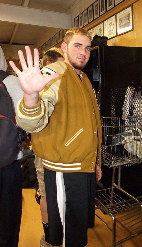 Image: Senior Zackery Boykin(55) is ready for the 5th round of the playoffs to take on Stamford in the semifinals.