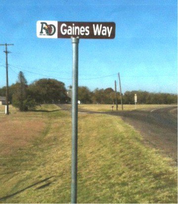 Image: Red Oak ISD honored Mr. Wolaver by naming the Maintenance Shop and adjacent street after him.