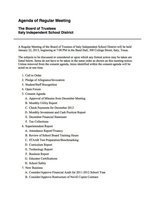 Image: Agenda – pg 1