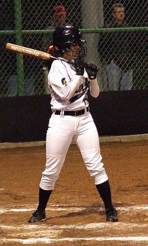 Image: Senior Morgan “Battle Snake” Cockerham is a battler at the plate as Italy’s ladies showed plenty of fight against Scurry.