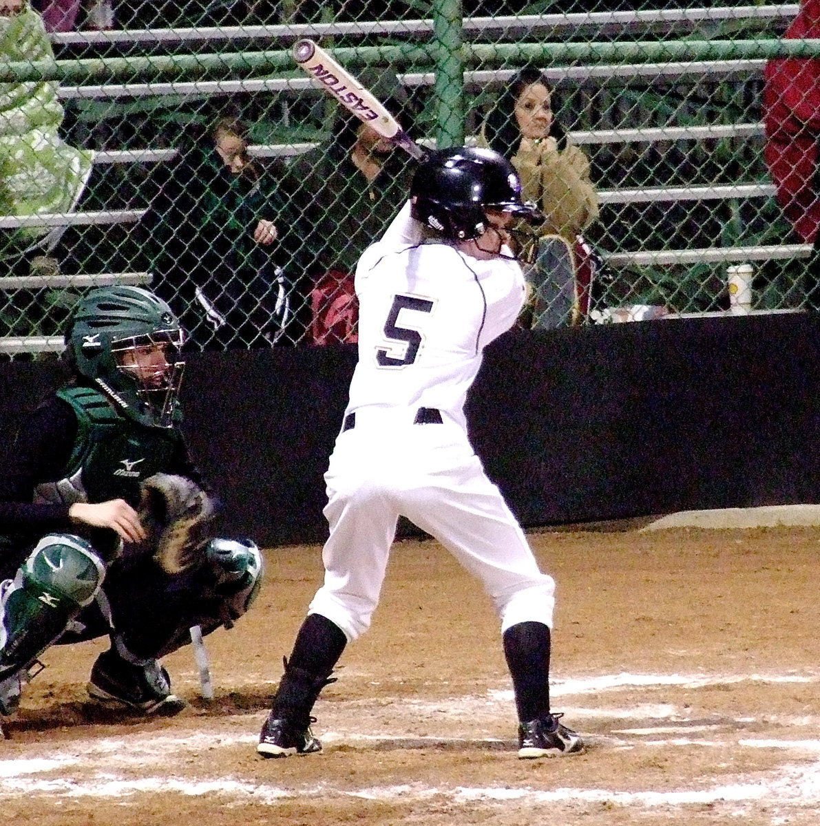 Image: Lady Gladiator Tara Wallis(5) waits on the pitch from Scurry’s pitcher.