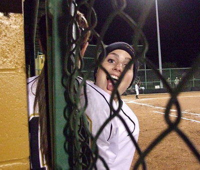 Image: No worries in Lady Gladiator Land as Madison Washington(2) and her teammates stay upbeat after their 0-2 start. Bring on Maypearl!