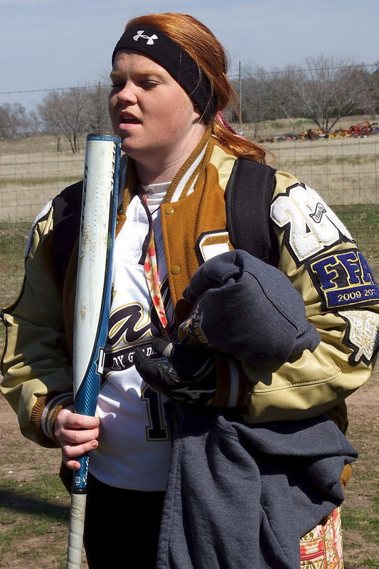 Image: Senior Katie Byers and her Lady Gladiator teammates used this weekend in Scurry to set the ‘tone’ for district play on Tuesday.