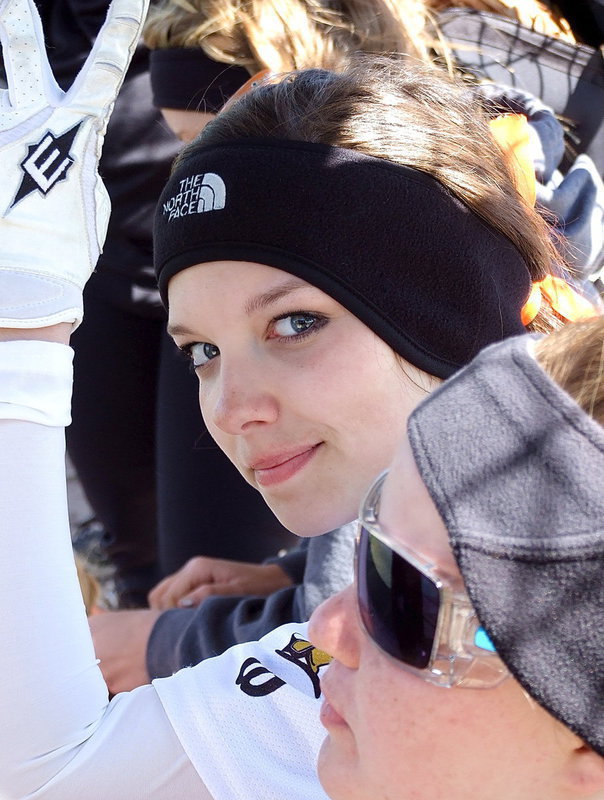 Image: Morgan Cockerham is ready for the game.