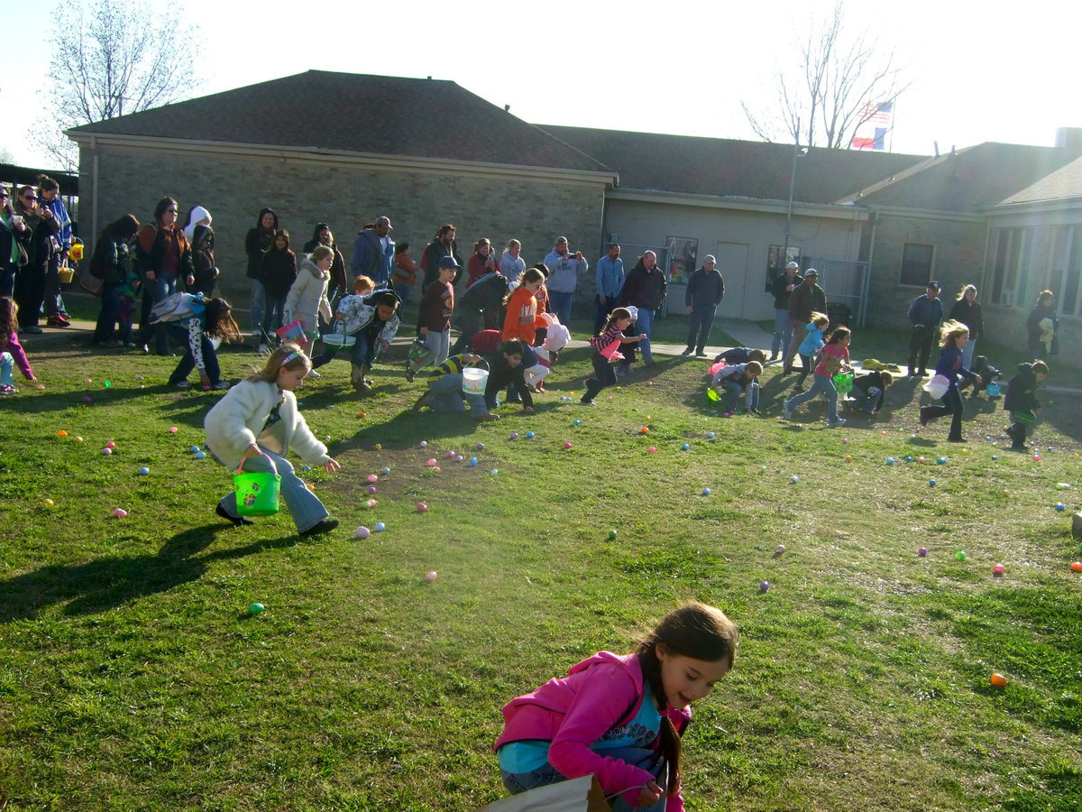 Image: So many eggs and so many kids.