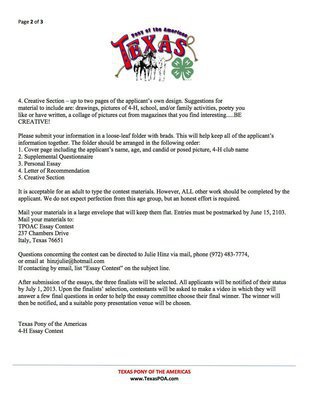 Image: Essay Contest Rules – page 2