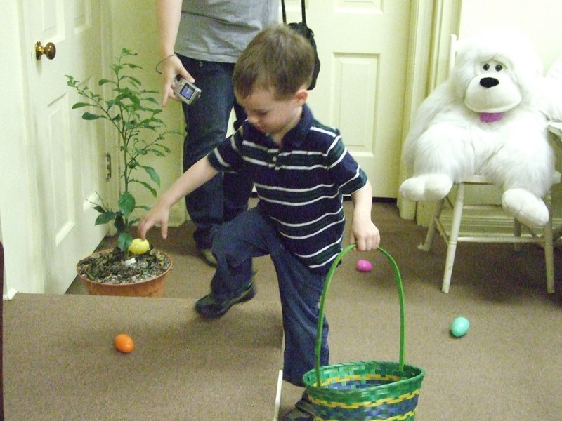 Image: Bryce Connor found the egg he wanted.