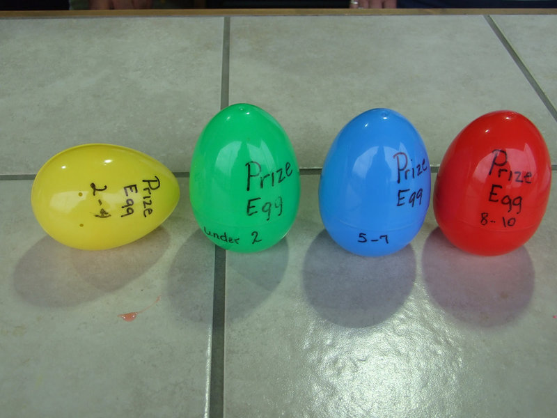 Image: Each age level had a grand prize mixed in the group donated by citizens of Italy.