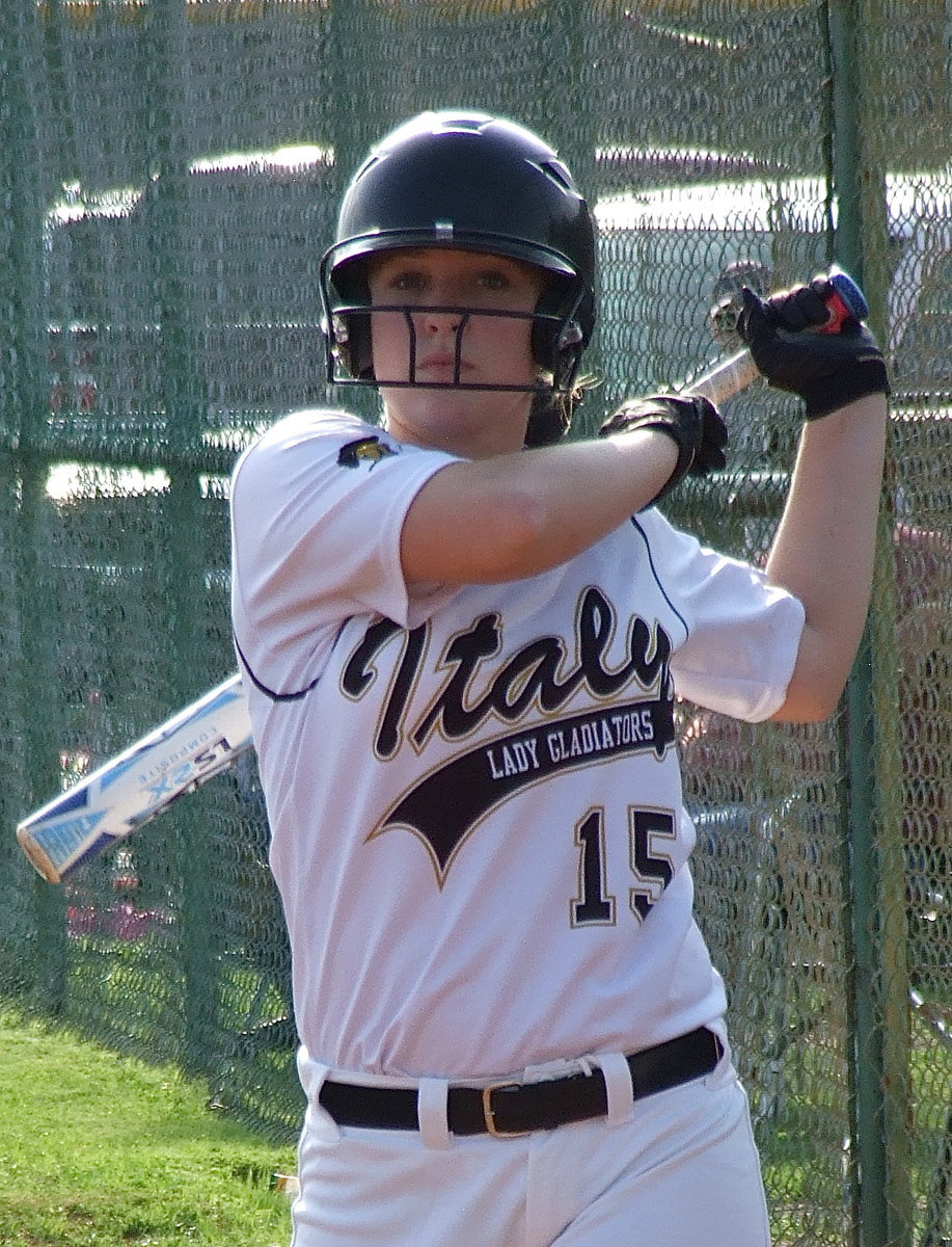 Image: Jaclynn Lewis(15) is ready to keep the hits coming for Italy.