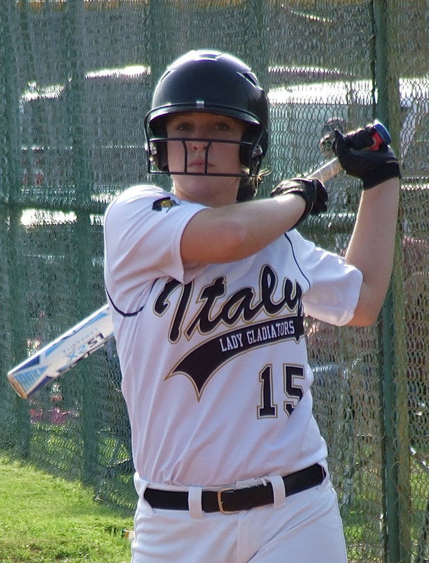 Image: Jaclynn Lewis(15) is ready to keep the hits coming for Italy.
