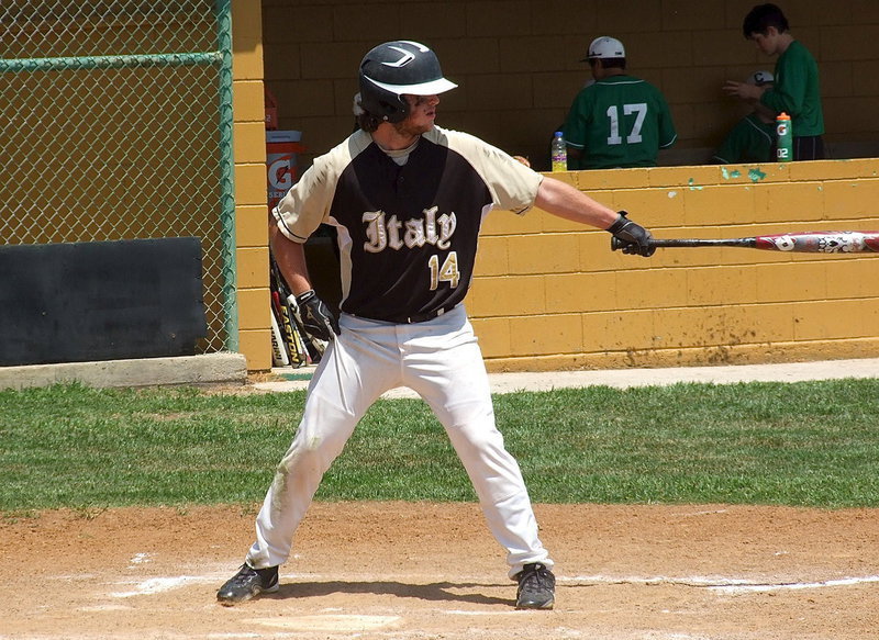 Image: Kyle Fortenberry(14) is not holding anything back against Clifton.
