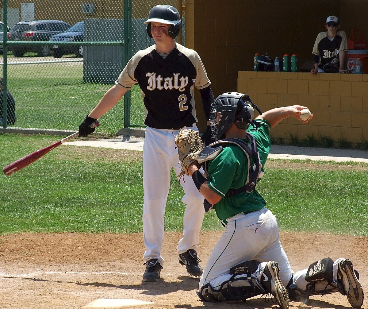 Image: Cody Boyd(2) stands in there against Clifton.