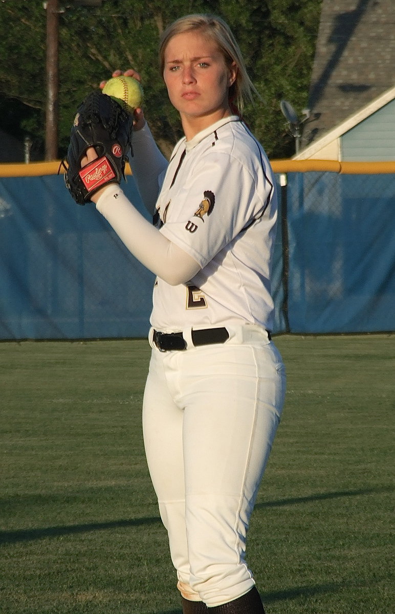 Image: Madison Washington(2) prepares to take the second game from Gorman and help Italy win the area title.