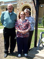 Image: Superintendent Don Clingenpeel, asistant principal Khristy Strange and principal Marilee Byrne are very proud of the progress their students are making academically.