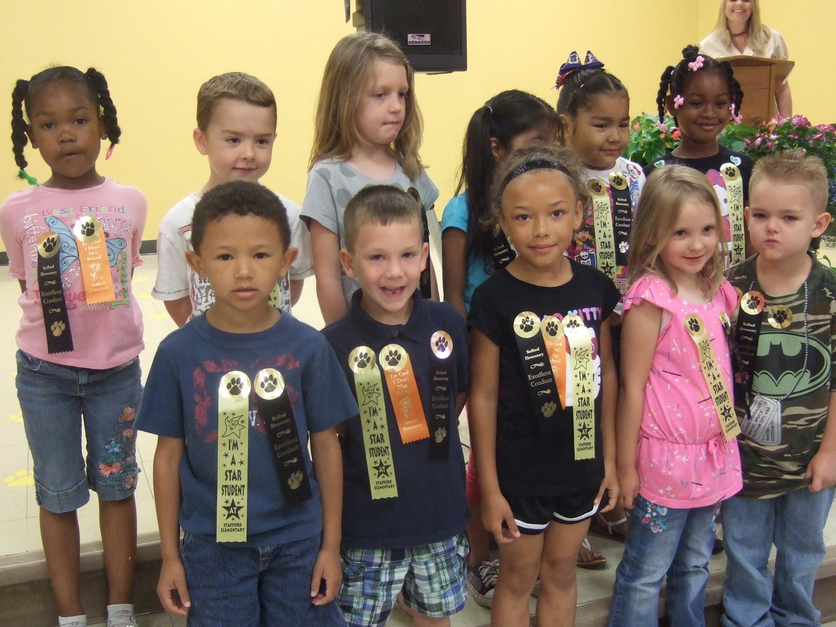 Image: Proud group of students.