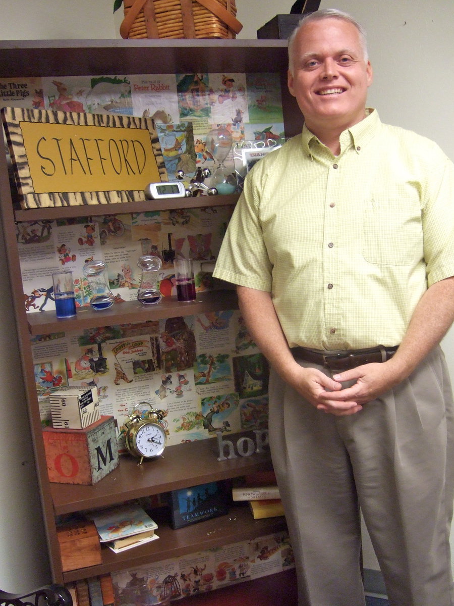 Image: Jonathan Nash is very proud to be Stafford Elementary’s new principal.