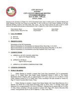 Image: Agenda – page 1