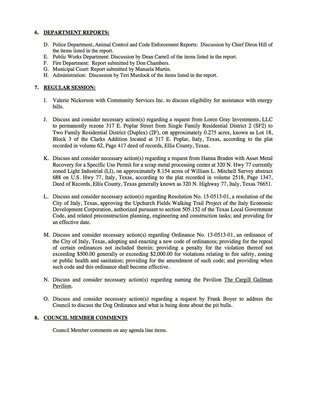 Image: Agenda – page 2