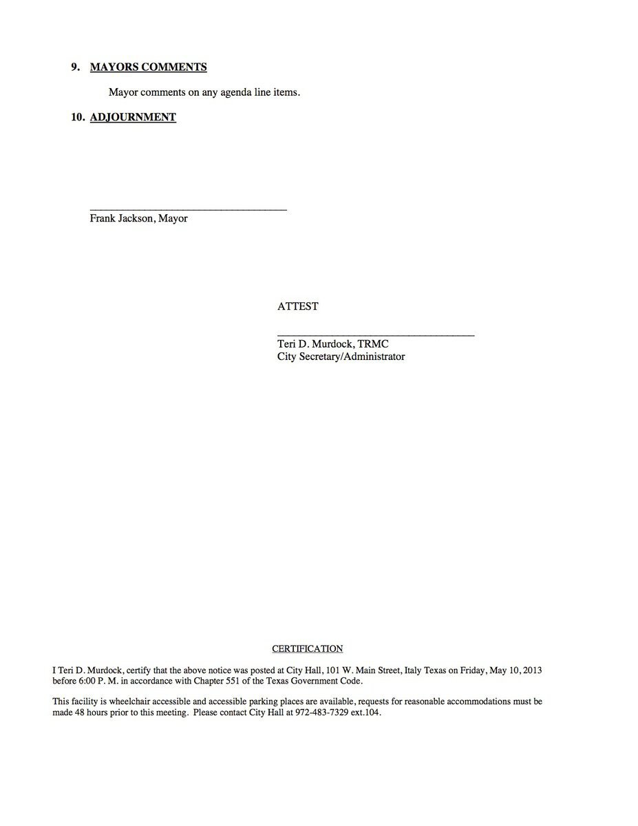 Image: Agenda – page 3