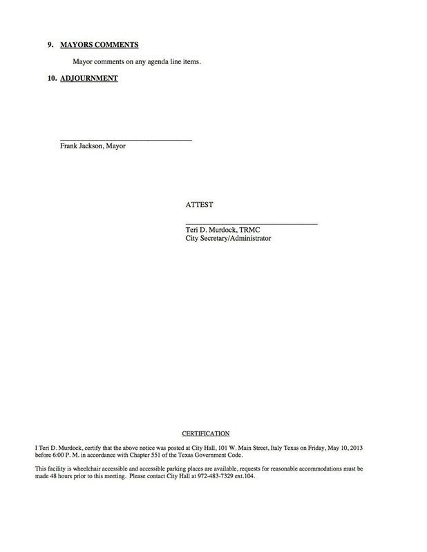 Image: Agenda – page 3