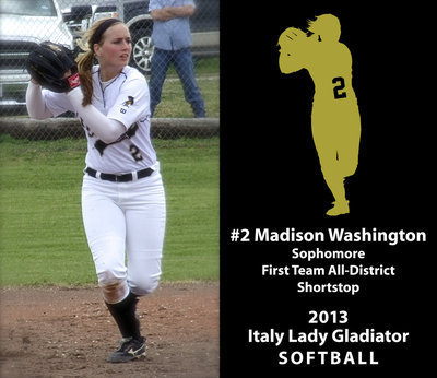 Image: Sophomore Madison Washington was awarded First Team All-District.