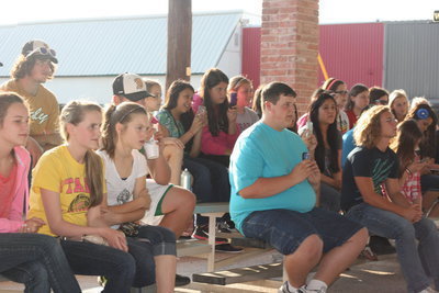 Image: The audience was captivated by all the fun and frolic on stage.