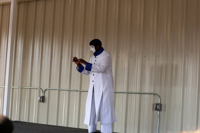 Image: Justin Robbins mimed I Have Received.