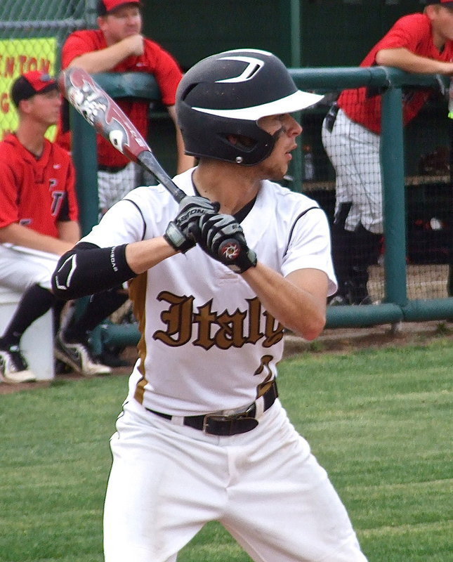 Image: Caden Jacinto(2) tries to make something happen for Italy.