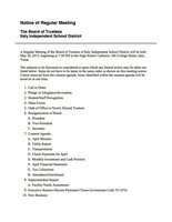 Image: Agenda – page 1