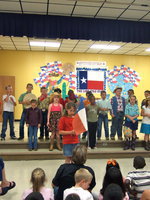 Image: Pledge to the Texas Flag.