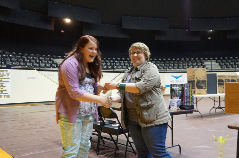Image: Christy Murray enjoyed the Science Fair.