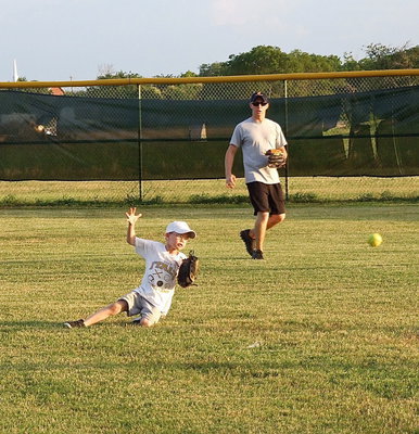 Image: Austin Cate with some enthusiasm during practice.