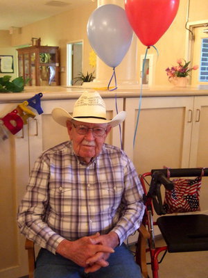 Image: James Bell turned 90 years old this month.