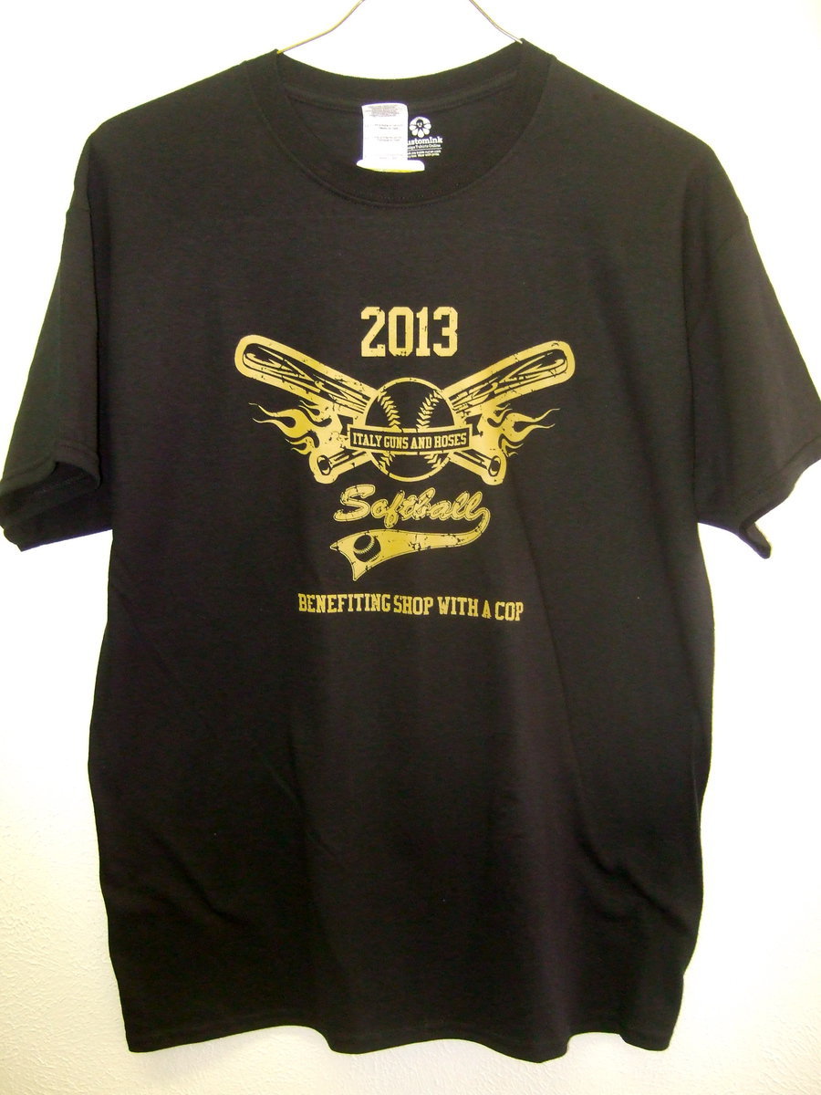 Image: These Guns vs Hoses T shirts are now for sale for $15.00 each.