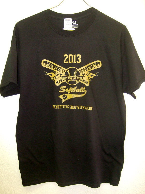 Image: These Guns vs Hoses T shirts are now for sale for $15.00 each.