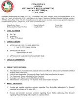 Image: Agenda – page 1