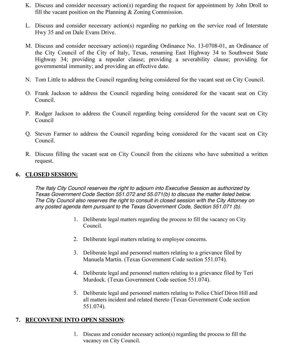 Image: Agenda – page 2