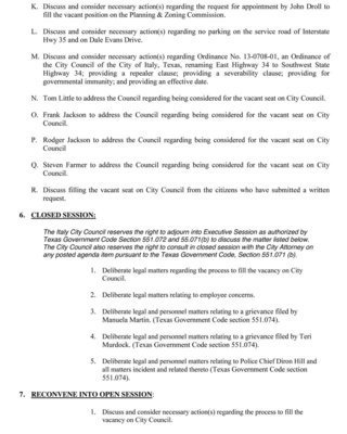 Image: Agenda – page 2