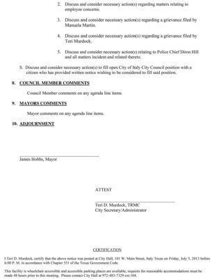 Image: Agenda – page 3