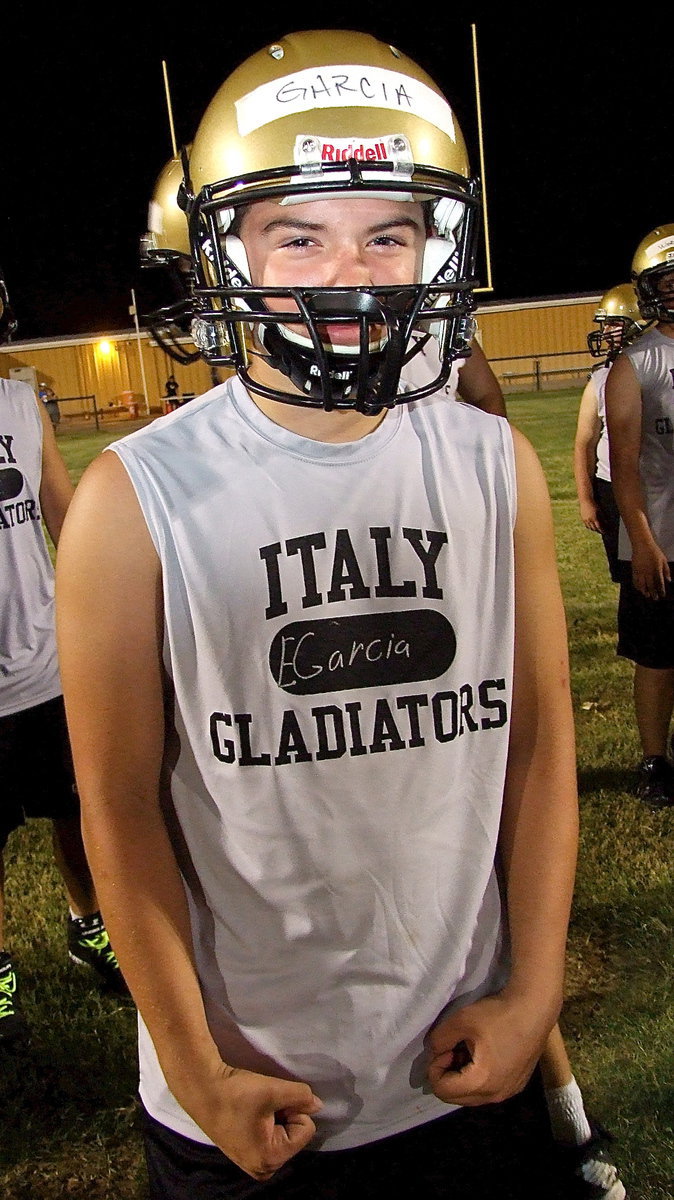 Image: Eli Garcia is pumped for the season.