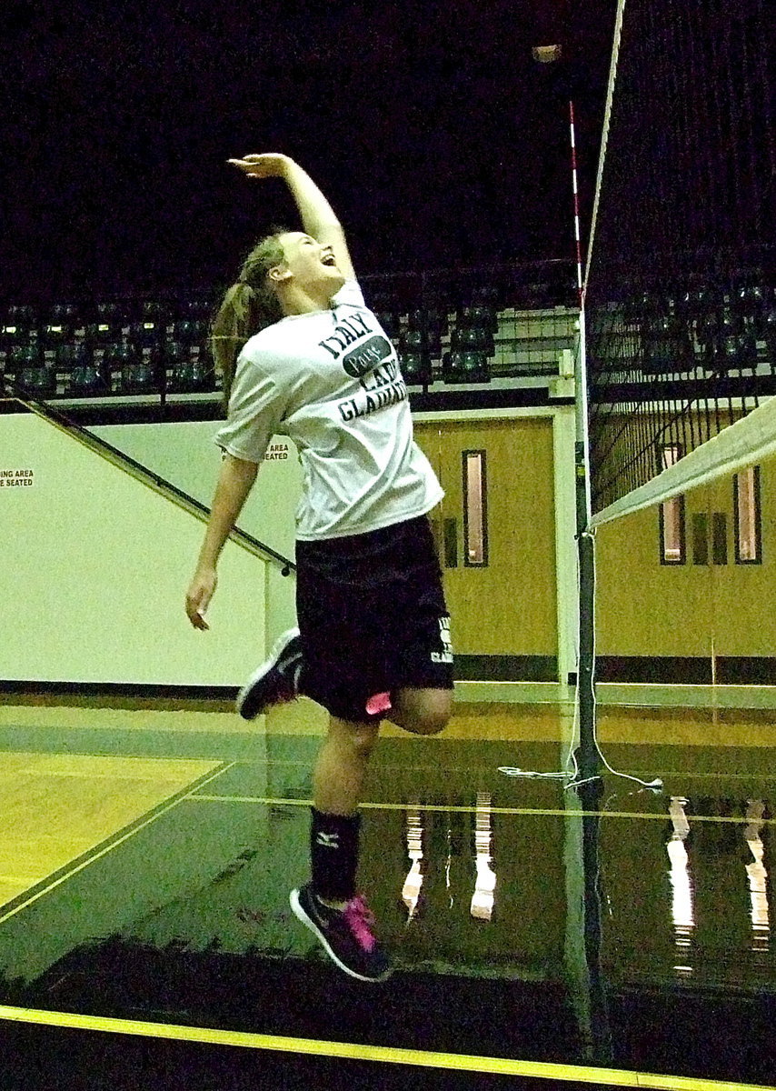 Image: Raise your hand if your happy! Paige Little expects it to be a great year!