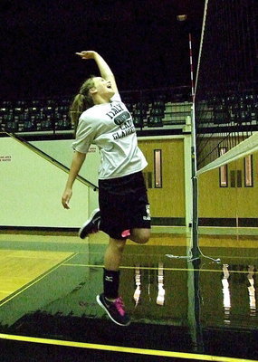 Image: Raise your hand if your happy! Paige Little expects it to be a great year!