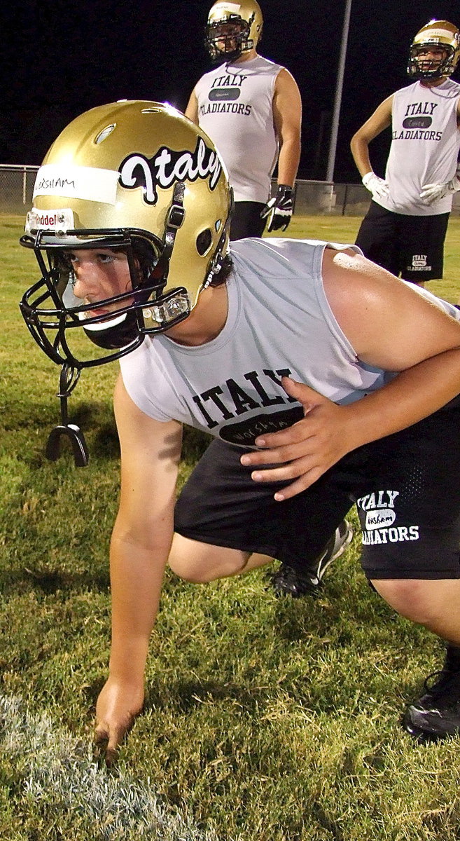 Image: Elliott Worsham is set to improve on his time in the 40-yard dash.