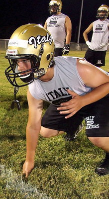 Image: Elliott Worsham is set to improve on his time in the 40-yard dash.