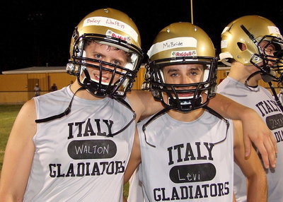 Image: Team chemistry is already strong as Bailey Walton and Levi McBride pose for photo.