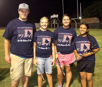 Image: Hunter Woods, Chacha Richards, Jenna Holden and Noeli Garcia .
