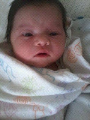 Image: Emily Paige Casebier was born July 22, 2013,