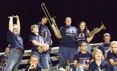 Image: Emily Stiles, Michael Moore, Zac Mercer and Lillie Perry show their school spirit!!!